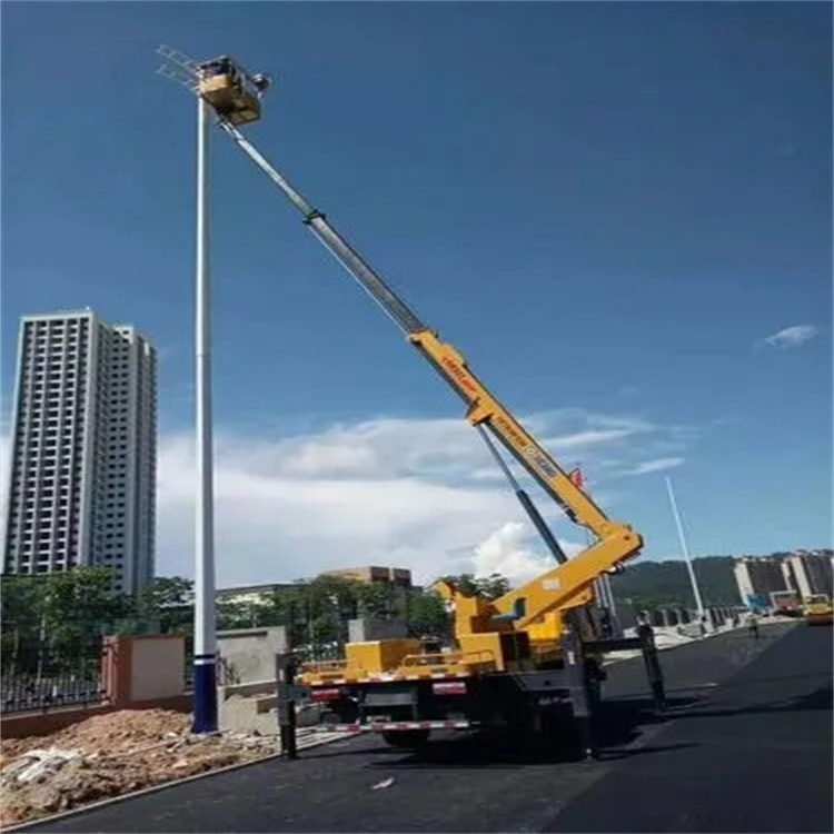 长岛县维修路灯的曲臂升降车出租